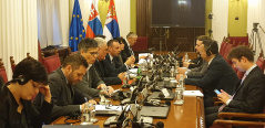 26 February 2019 The members of the Committee on Kosovo-Metohija in meeting with the delegation of the Slovak Parliament’s European Affairs Committee